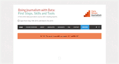Desktop Screenshot of datajournalismcourse.net
