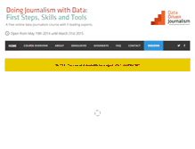 Tablet Screenshot of datajournalismcourse.net
